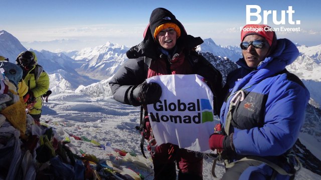 This woman removed tons of trash from Everest