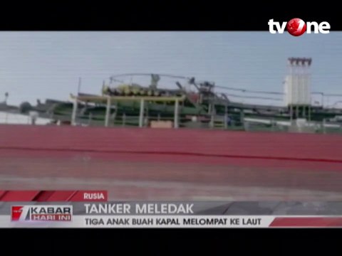 Kapal Tanker Minyak Rusia Meledak, 3 ABK Hilang