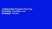 Collaborative Program Planning: Principles, Practices, and Strategies  Review
