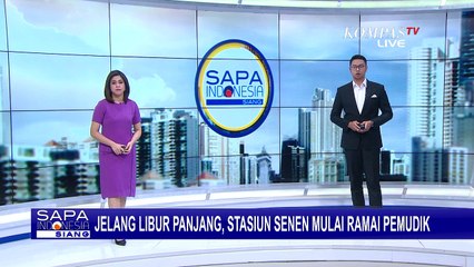 Download Video: Jelang Libur Panjang, Stasiun Senen Mulai Ramai Pemudik