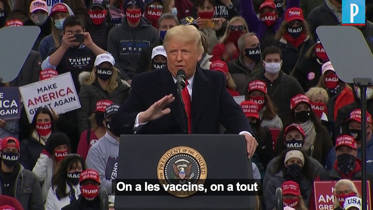 Donald Trump sur le Covid-19 :« On a les vaccins, on a tout, ça va finir » 