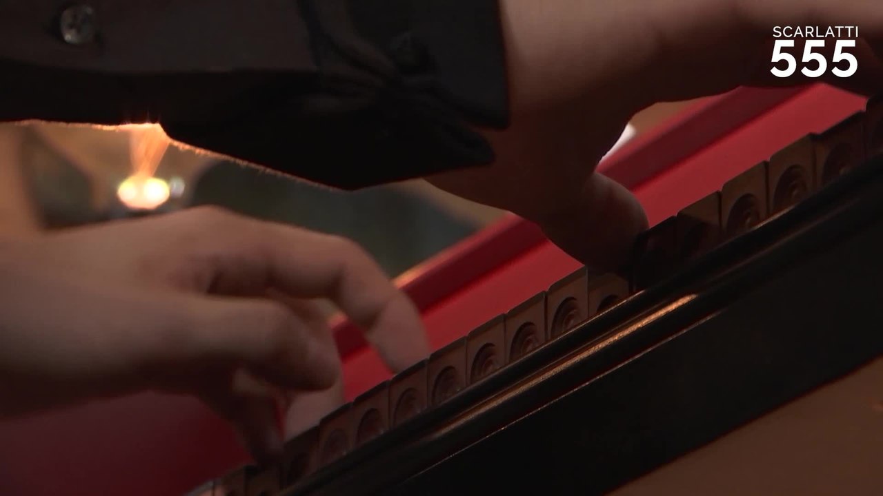 Scarlatti : Sonate pour clavecin en Fa Majeur K 518 L 116 (Allegro), par Cristiano Gaudio - #Scarlatti555