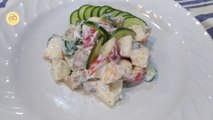 Apple chicken salad | Chicken apple salad by Meerabs kitchen