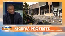 Nigeria protests: Police chief declares crackdown after violence and looting