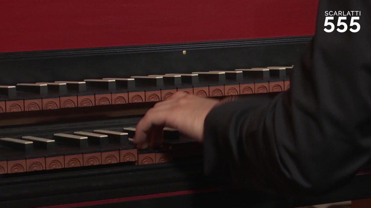 Scarlatti : Sonate pour clavecin en ré mineur K 434 L 343 (Andante), par Cristiano Gaudio - #Scarlatti555