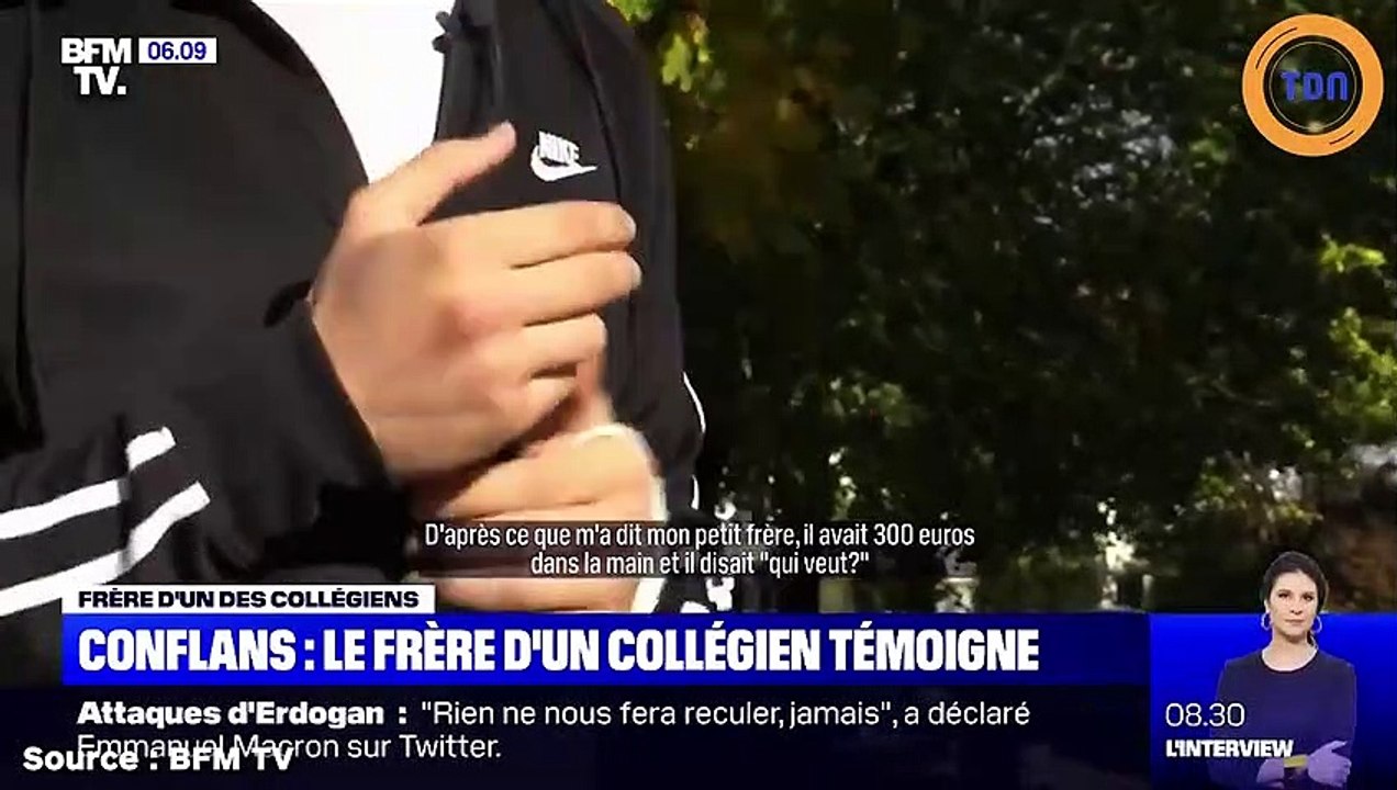 “C’est un môme, il savait pas que c’était grave” : le frère du collégien de 14 ans arrêté dans le cadre du meurtre de Samuel Paty témoigne