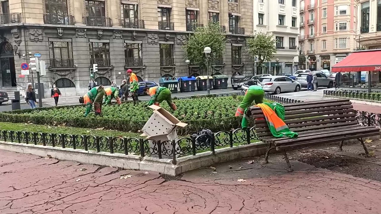 Los Jardines de Albia renuevan sus flores