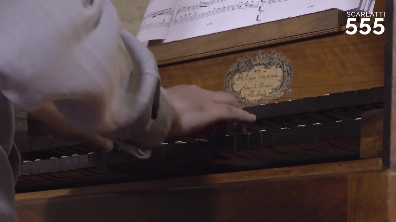 Scarlatti : Sonate pour clavecin en Fa Majeur K 275 L 328 (Allegro), par Olivier Baumont - #Scarlatti555
