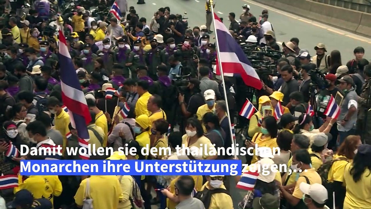 Thailand: Royalisten demonstrieren vor deutscher Botschaft