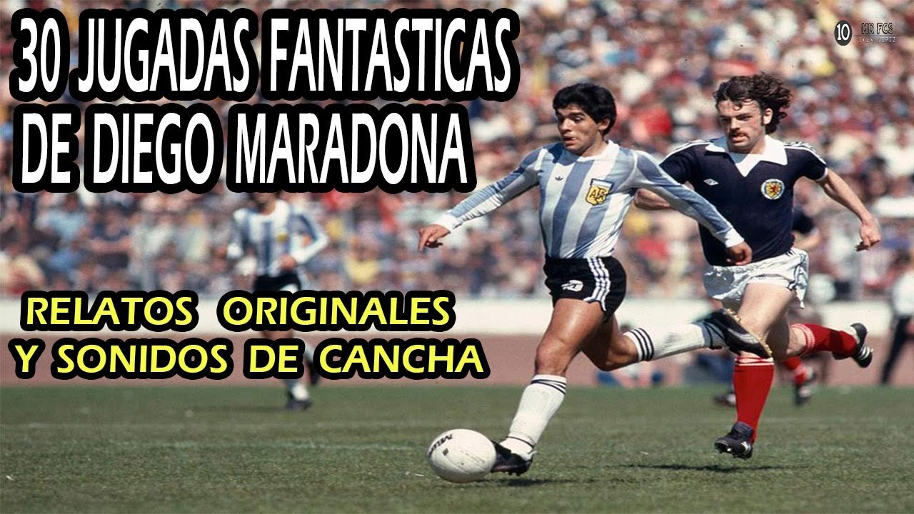 30 Jugadas Fantasticas de Maradona que Prueban que era el Mejor del Mundo a los 20 años