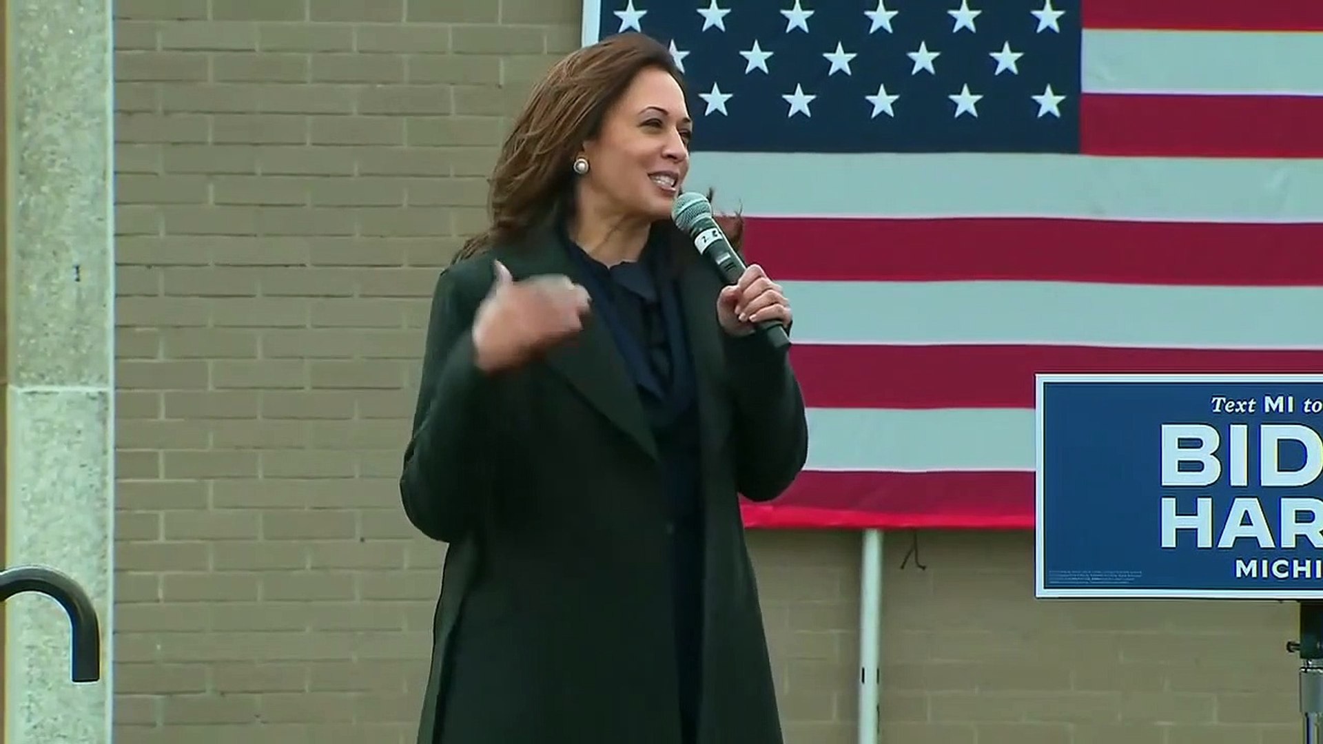 #NEWS- Kamala Harris holds a campaign event in Michigan