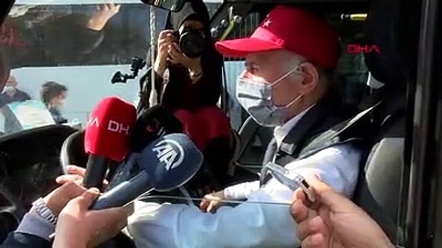 Bayrampaşa Belediye Başkanı Aydıner minibüs şoförü oldu, yolcuları uyardu