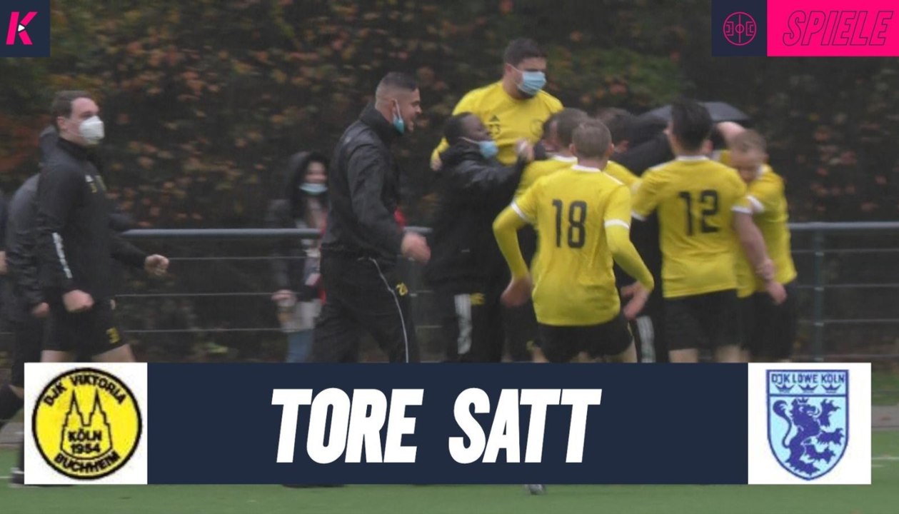 Die Torfabrik der Liga wie im Rausch: DJK Viktoria Buchheim - DJK Löwe (Kreisliga D)