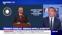 Le président turc Recep Tayyip Erdogan appelle au boycott des produits français