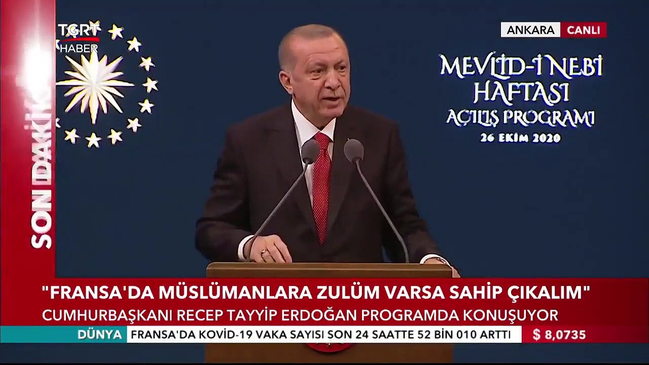Cumhurbaşkanı Erdoğan: Fransız Mallarını Asla Satın Almayın