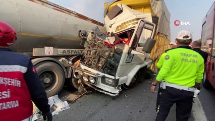 TEM Otoyolunda feci kaza: 1 ölü, 1 yaralı