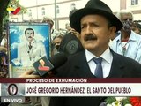 Pueblo venezolano acude masivamente para acompañar inicio del proceso de exhumación de los restos de José Gregorio Hernández