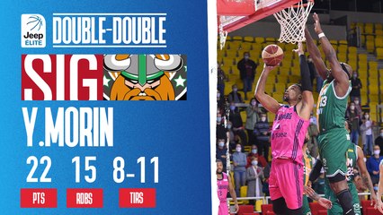 Yannis Morin cartonne face au Portel (22 PTS / 15 RBDS)