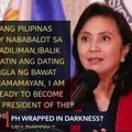 FALSE: Robredo says PH wrapped in darkness, she is ready to become president