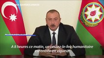 Karabakh: le président azerbaïdjanais Ilham Aliev affirme que l'Arménie a 