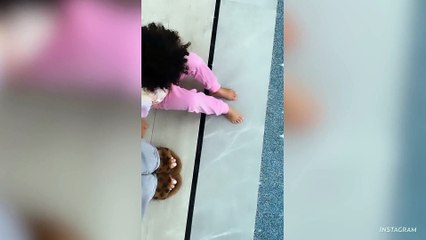 Stormi Webster Goes Swimming in Her Clothes