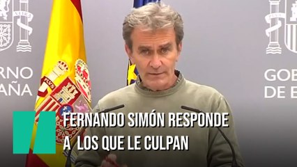 Fernando Simón: "Echar la culpa a los epidemiólogos es matar al mensajero"