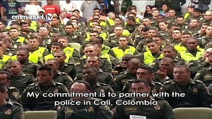 POLICE MEETING WITH PROPHET TB JOSHUA