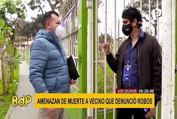 Los Olivos: delincuentes amenazan de muerte a dirigente vecinal