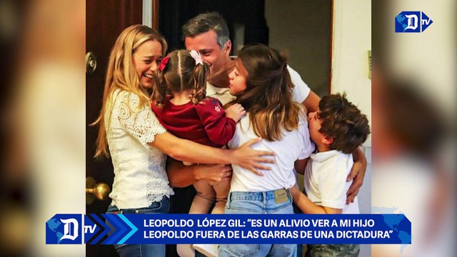 Leopoldo López Gil: “Es un alivio ver a mi hijo Leopoldo fuera de las garras de una dictadura”