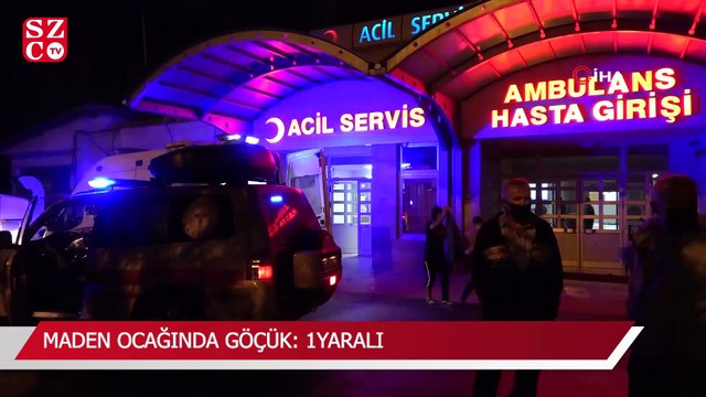 Zonguldak’ta maden ocağında göçük: 1 yaralı