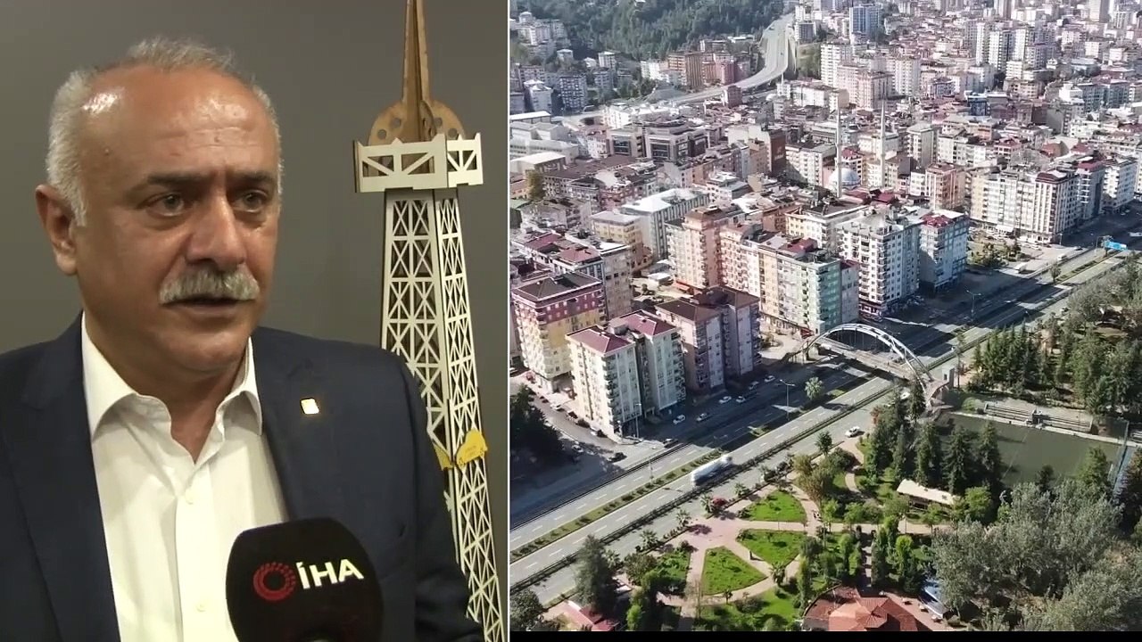 Rize'de Kentsel Dönüşüm Yapılacak Sahadaki Kamu Binalarına Dikkat Çekti