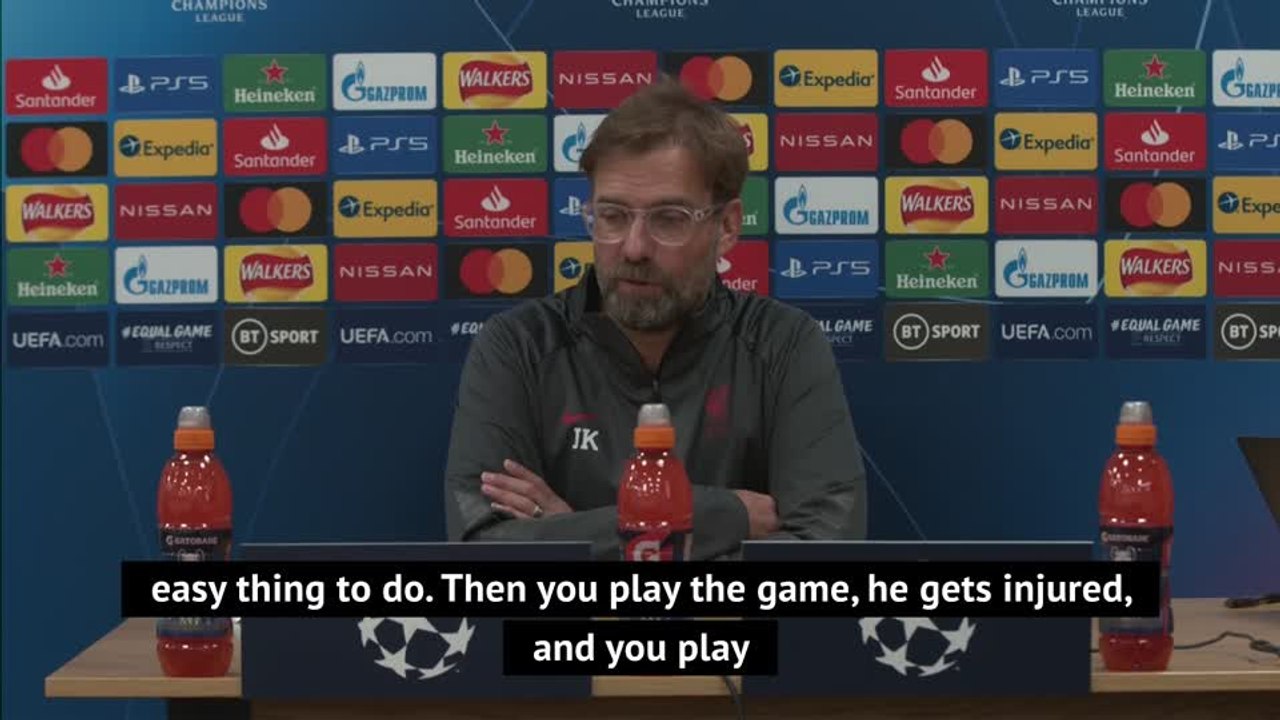 Klopp and Alisson miss 'best centre half in the world' Virgil van Dijk