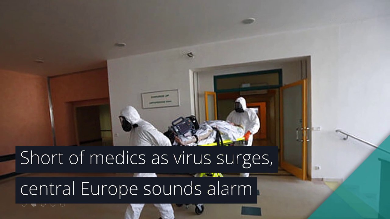 Short of medics as virus surges, central Europe sounds alarm, and other top stories in health from October 30, 2020.