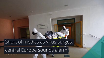 Short of medics as virus surges, central Europe sounds alarm, and other top stories in health from October 30, 2020.