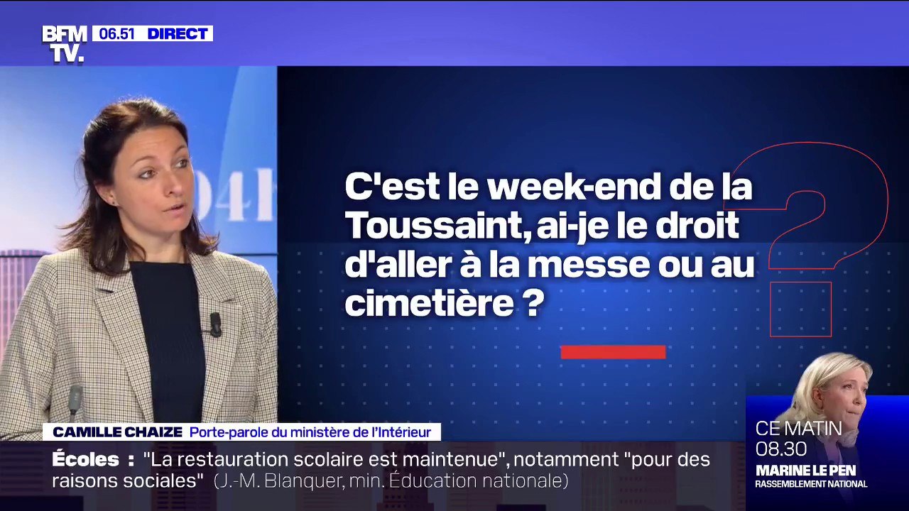 Ai-je le droit d'aller à la messe ou au cimetière pour le week-end de la Toussaint ? BFMTV répond à vos questions