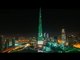 دبئی برج خلیفہ پاکستان کے رنگ میں رنگ گیا۔۔۔ فضاء پاکستان زندہ باد کے نعروں سے گونج اٹھی