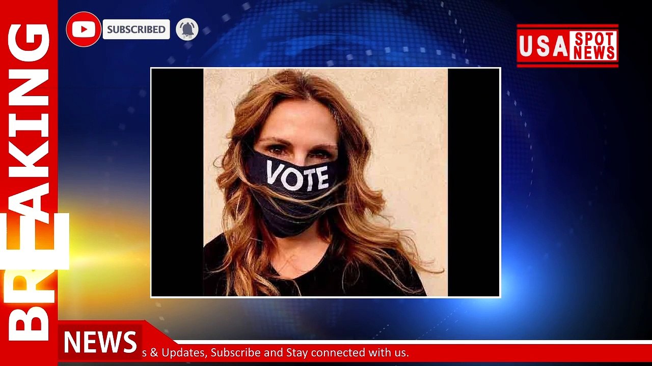 Julia Roberts marks 53rd birthday by asking fans to 'vote'