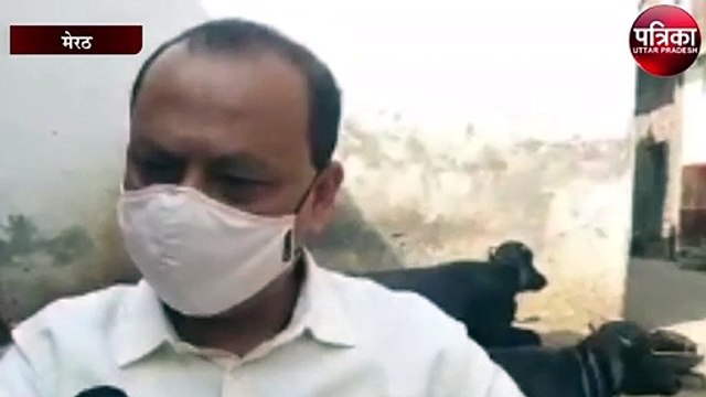 सरधना में विस्फोट से मलबे में तब्दील मकान का एसडीएम ने लिया जायजा