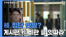 추미애 '평검사 저격'에 검사들 집단 반발 움직임 / YTN