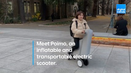This inflatable e-bike is easily the most ridiculous product of 2020