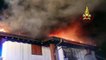 Paderno d'Adda (LC) - In fiamme il tetto di una villetta (26.10.20)