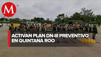 Sedena activa Plan DN-III-E en Quintana Roo ante llegada de huracán 'Zeta'