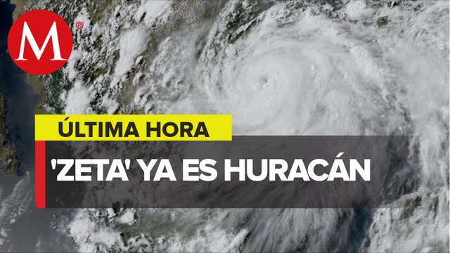 'Zeta' se fortalece a huracán mientras avanza hacia la Península de Yucatán