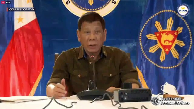 President Rodrigo Duterte's recorded message to the nation | aired Tuesday, October 27