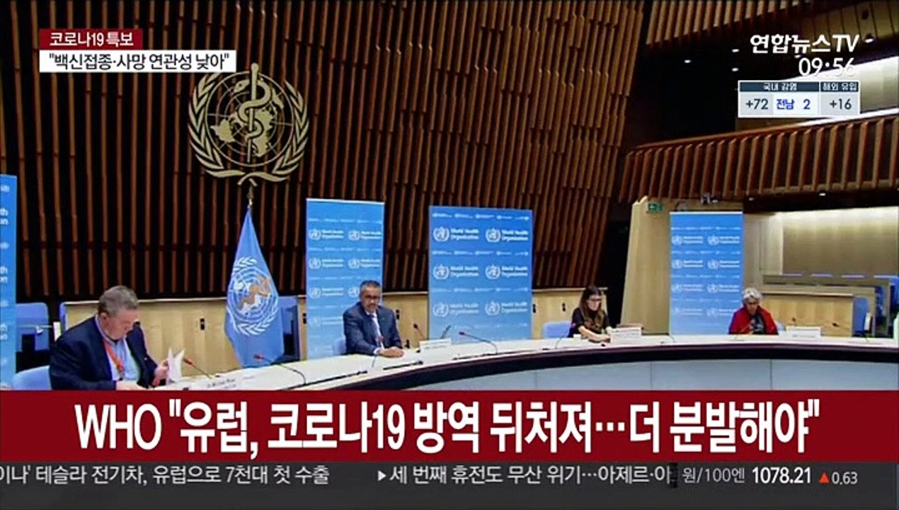 WHO "유럽, 코로나19 방역 뒤처져…더 분발해야"