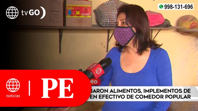 Delincuentes robaron alimentos y dinero en efectivo de comedor popular de VMT | Primera Edición