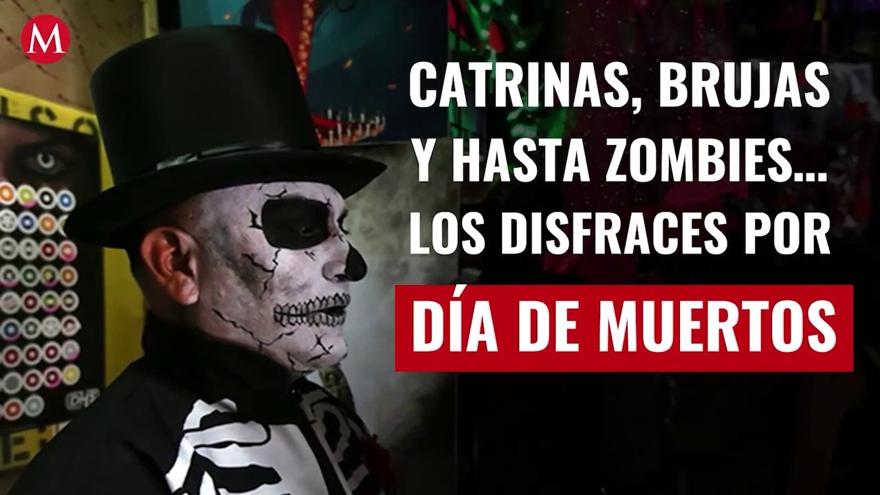 Catrinas, brujas y hasta zombies… los disfraces por el Día de Muertos