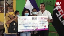 Emprendedores de Managua reciben Bono Solidario para impulsar sus negocios