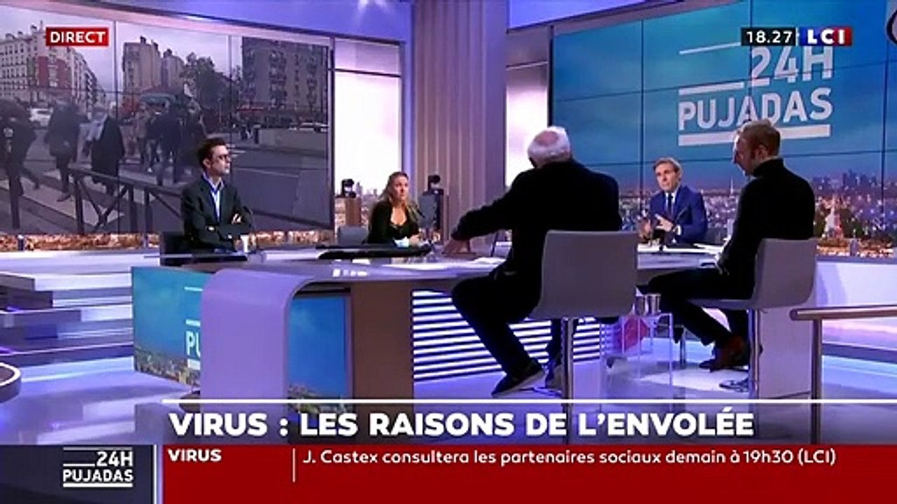 COVID 19 : André Bercoff balance tout en direct sur LCI
