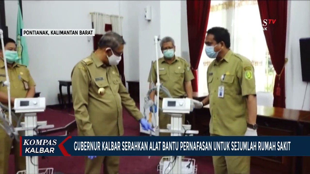 Gubernur Serahkan Alat Bantu Pernafasan untuk Penanganan Pasien Covid di RS Kalbar